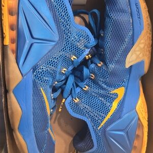 Nike Blue and Yellow Athletic Shoes